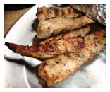 Smoked, Grilled Chicken Strips